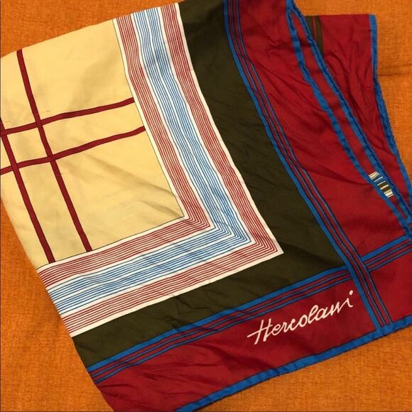 Hercolani Vintage Scarf 30” Squared - Picture 5 of 5